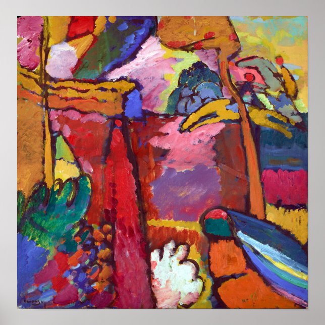 Poster Vasily Kandisnky Garden of Love (Devant)