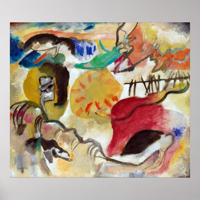 Poster Vasily Kandisnky Garden of Love (Devant)