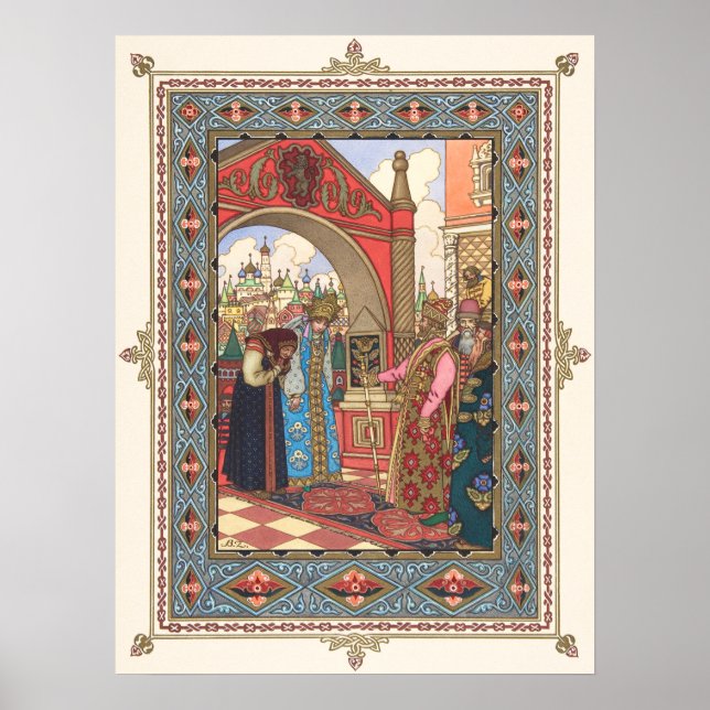 Poster Vassilissa la Foire de Boris Zvorykin (Devant)