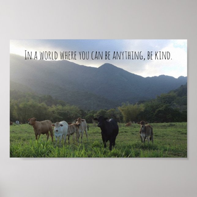 Poster Vegan Kindness (Devant)