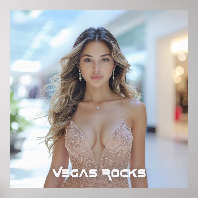 POSTER VEGAS ROCKS (Devant)