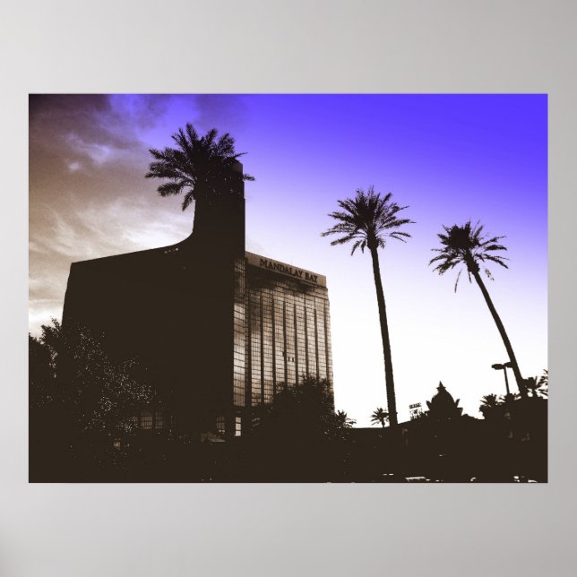 Poster Vegas vintage - Mandalay (Devant)