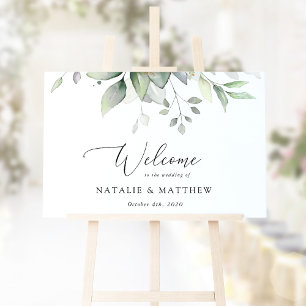 Poster Végétation, Feuilles d'Eucalyptus, Bienvenue au Ma