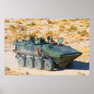 POSTER VÉHICULE DE COMBAT AMPHIBIEUX ACV-30