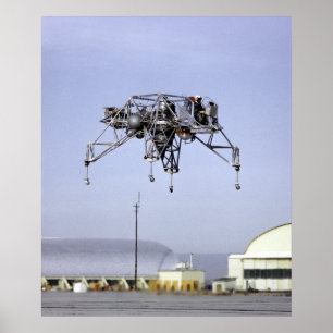 Poster Véhicule de recherche sur l'atterrissage lunaire e