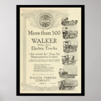 Véhicules électriques Automobiles Vintage Imprimer