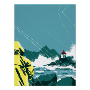 Poster Veille de tempête : La majesté de l'île