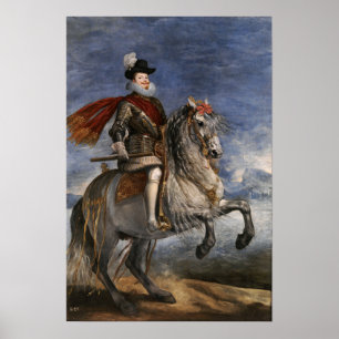 Poster Velázquez - Equestre Philippe III 1631
