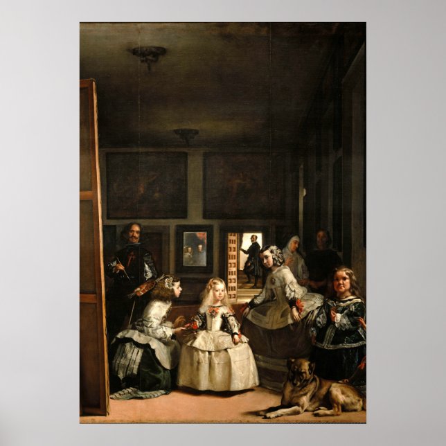 Poster VELAZQUEZ - Las Meninas 1656 (Devant)