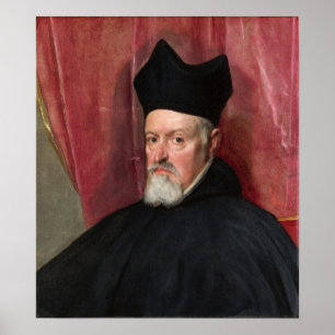 Poster Velázquez - Mgr Fernando De Valdus 1640