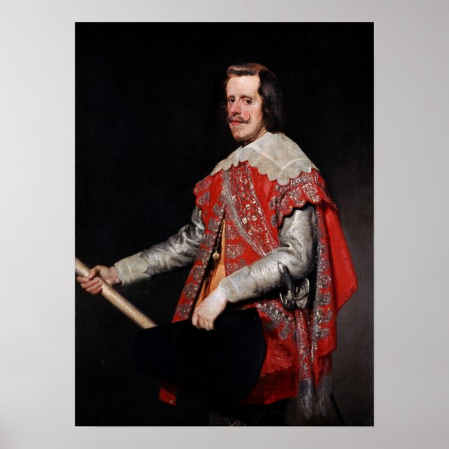 Poster Velázquez - Philippe IV Roi D'Espagne (Devant)