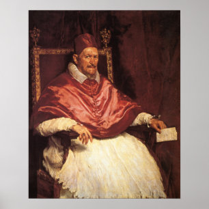 Poster Velázquez - Portrait Du Pape Innocent X 1650