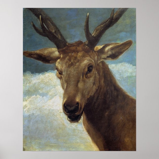 Poster Velázquez - Tête de chevreuil 1634 (Devant)