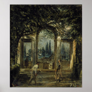 Poster Velázquez - Villa Medici, Pavillon Ariadne De Rome