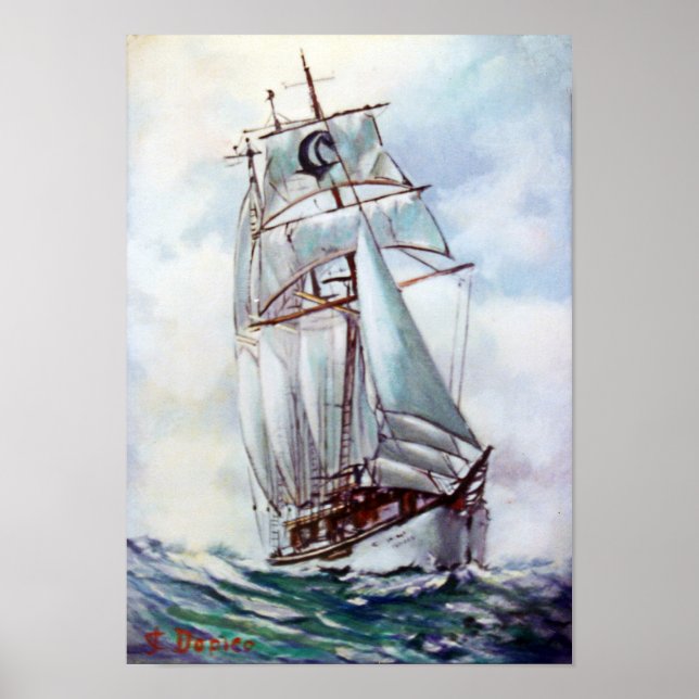 Poster Velero/Veleiro/Voilier (Devant)