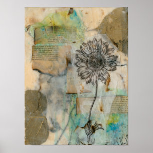 Poster Vélin I floral