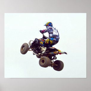 Poster vélo de quadruple