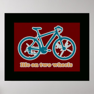 Poster vélo . vélo / vélo bien