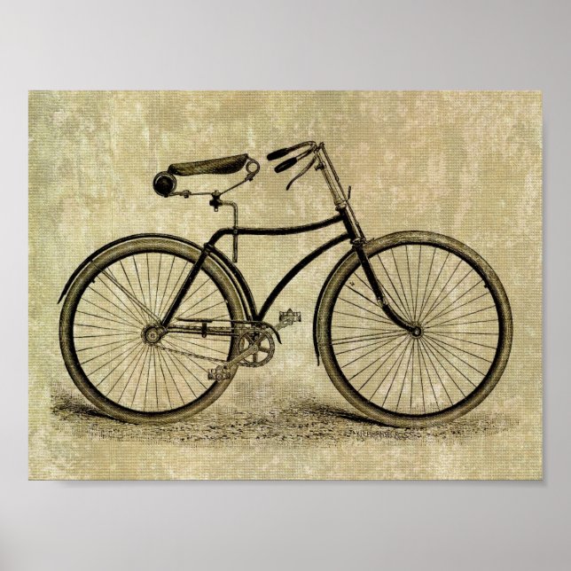 Poster : Vélo Vintage (Devant)