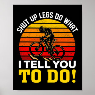 Poster Vélo VTT Mtb Descente Conception Pour Cycli