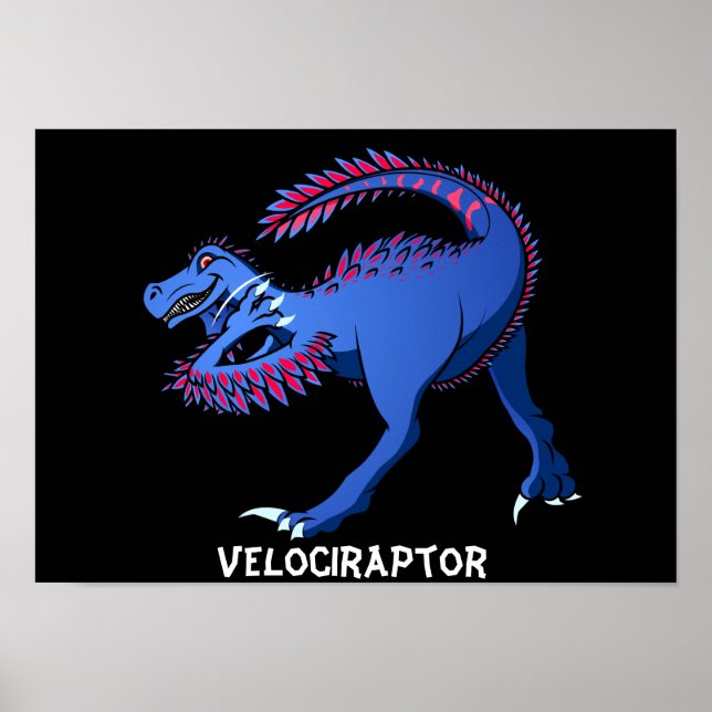 Poster Velociraptor (Devant)