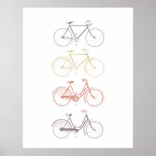 Poster Vélos