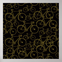 Vélos graphiques sur l'art noir