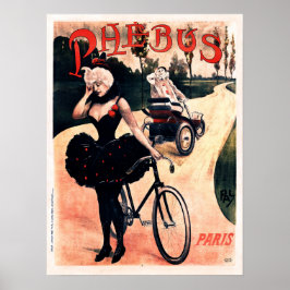 Poster VÉLOS PHÉBUS France Paris PAL Jean Paleologu