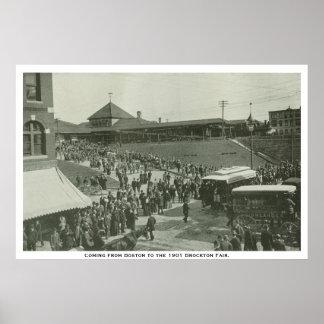 Poster Venant de Boston à Brockton Fair.