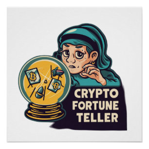 Poster Vendeur Crypto Fortune