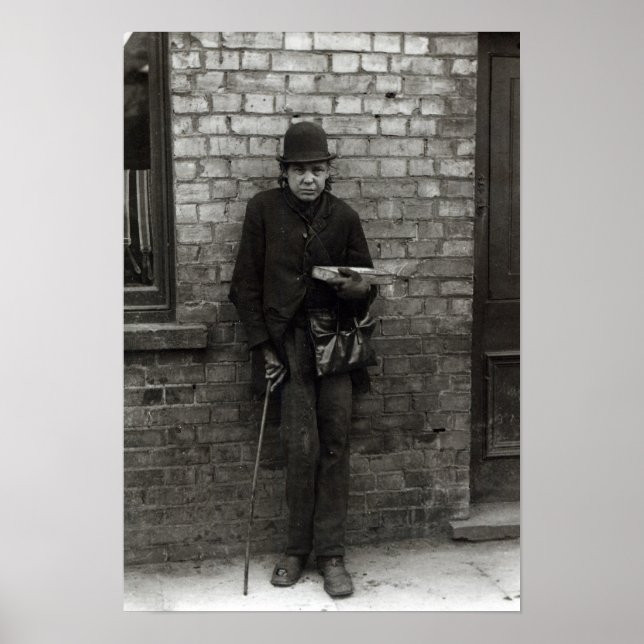 Poster Vendeur de correspondance. c.1900 (Devant)