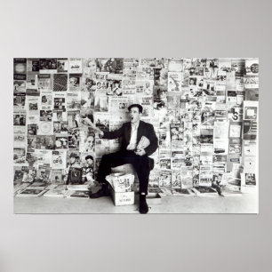 Poster Vendeur de journaux, c.1960