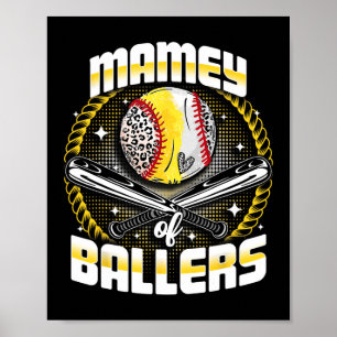 Poster Vendez doucement Mamey de la fête des mères de Lle