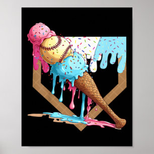 Poster Vendre amusant Crème de glace Laisser Vendre Home 