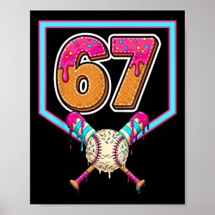 Poster Vendre Dégoulinade de Crème Glacée Numéro 67 Joueu