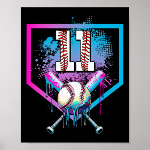 Poster Vendre Drip 11e anniversaire Accueil Plaque Garçon