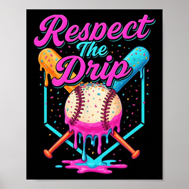Poster Vendre Drip Boys Accueil Plaque Crème glacée Respe (Devant)