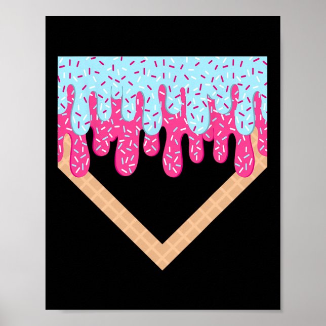 Poster Vendre Drip Boys Home Plate Glace Cream Jeux de sp (Devant)