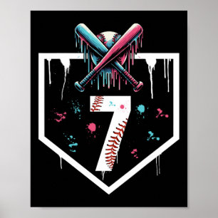 Poster Vendre Drith 7th Birthday Home Plate Boys Youth 7 