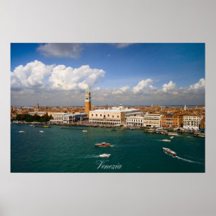 Poster Vénétie - canal de Venise