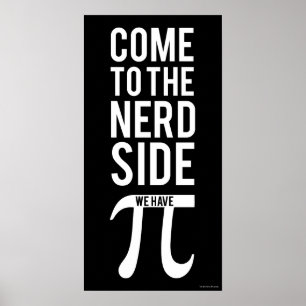 Poster Venez au côté nerd