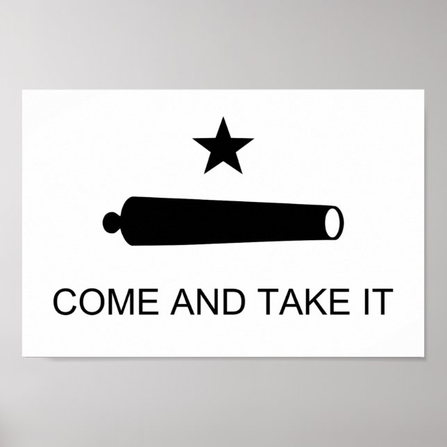 Poster Venez le prendre - États-Unis Texas Flag (Devant)