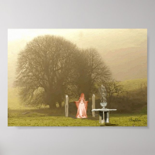 Poster Venez Rencontrer La Déesse Dans Les Arbres (Devant)