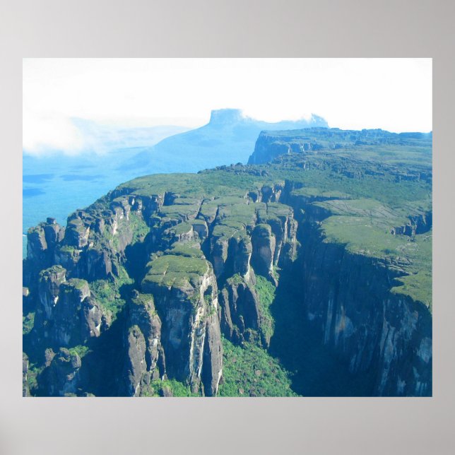 Poster Venezuela Paysage depuis l'avion Photo (Devant)
