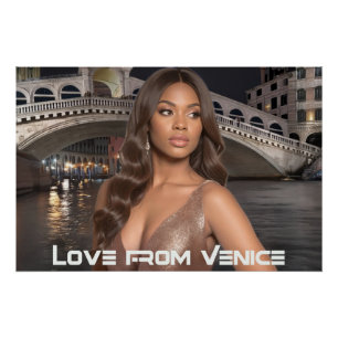 POSTER VENISE - AMOUR DE VENISE