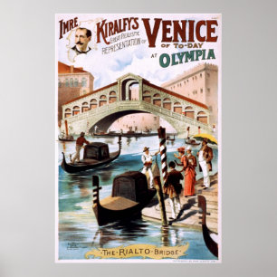 Poster Venise d'aujourd'hui à Olympia