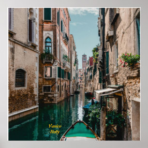 Poster Venise Italie La ville flottante