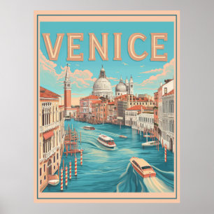 Poster Venise, Italie Vintage voyage