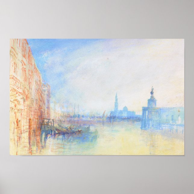 Poster Venise La Bouche du Grand Canal joseph Mallord (Devant)