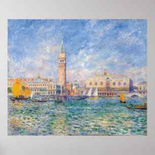 Poster Venise (Le Palais des Doges) Auguste Renoir